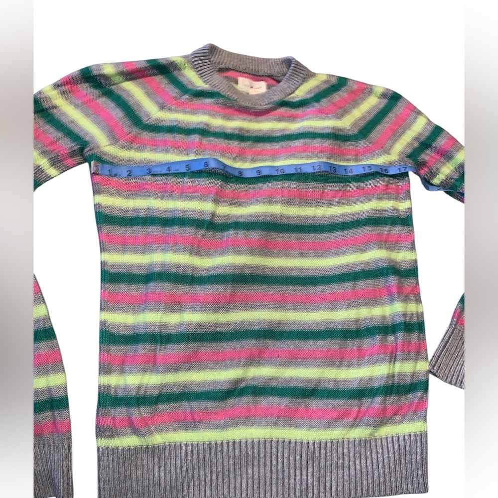 Lou & Grey rare Deadstock small Multicolor colorful rainbow 🌈 Striped Sweater - Picture 2 of 5